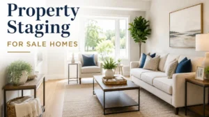Property staging for sale homes